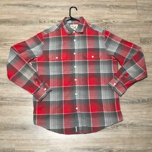 Men’s long button up long sleeve casual shirt